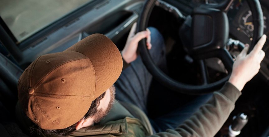 NODIR driver behind the wheel